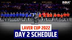 Day 2 of Laver Cup 2022 will begin at 1 PM local time.