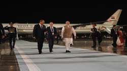 PM Modi lands in Samarkand to take part in the SCO Summit.