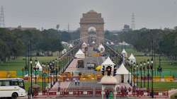 View of Rajpath at the Central Vista Avenue, in New Delhi, Tuesday, Sept. 6, 2022.