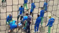 Team Pakistan at nets