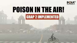 delhi pollution, delhi air pollution, delhi GRAP 2