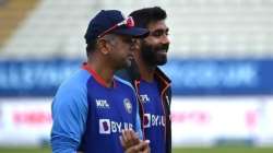 Rahul Dravid and Jasprit Bumrah | File Photo