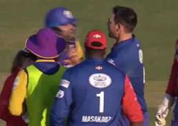 Mitchell Johnson abused and pushed Yusuf Pathan.