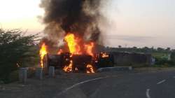 MP fuel tanker fire, fuel tanker fire Madhya Pradesh 