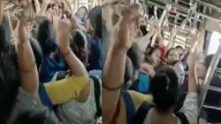 Fight on Mumbai local train becomes a new trend