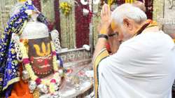 PM Modi offers prayers at Mahakal Lok temple in Ujjain 