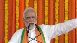 PM Modi addresses a rally in Gujarat