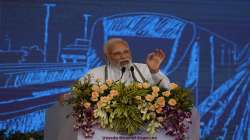 Prime Minister Narendra Modi speaks during the flagging off of Vande Bharat Express and inauguration of Ahmedabad Metro Rail Project phase 1 in Ahmedabad (File photo)