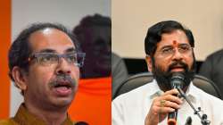 Former Maharashtra CM Uddhav Thackeray and current CM Eknath Shinde 