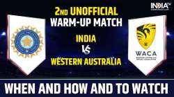 India Warm-Up Matches: When and How to watch IND vs WA XI second warm-up match live in India?