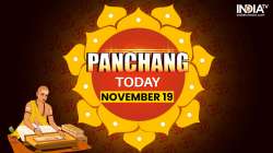 Aaj Ka Panchang 19 Nov 2022: Know Saturday's panchang