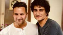 Saif Ali Khan & Ibrahim Ali Khan spotted chilling