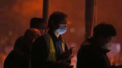 Residents line up for Covid tests on the street of Beijing, Sunday, Nov. 20, 2022. 