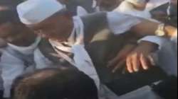 Congress leader Digvijaya Singh fell on the road while taking part in the Bharat Jodo Yatra near Barwaha in Madhya Pradesh's Khargone district on Saturday.