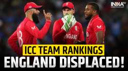 England team lose top spot