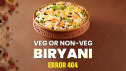 Indore restaurant serves bones in veg biryani