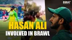 Hasan Ali involved in a brawl with audience