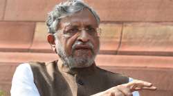 BJP MP Sushil Modi during Winter Session of Parliament, in New Delhi