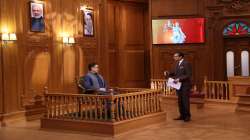 Law Minister Kiren Rijiju in Aap ki Adalat