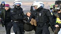  Climate activist Greta Thunberg detain in Germany