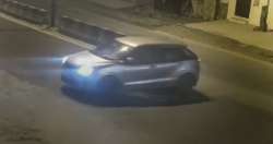 Video grab of a car that reportedly hit a woman and dragged her for a few kilometers, in the Sultanpuri area of Delhi
