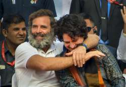 Rahul Gandhi with Priyanka Gandhi Vadra