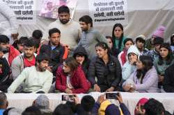 Wrestlers end their demonstration on Friday evening after receiving promises from the government