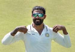 Ravindra Jadeja in action