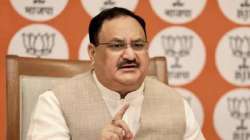 BJP national president JP Nadda holds a meeting with senior party leaders on 'Lok Sabha Pravas Yojna'