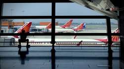 Air India planes parked at Indira Gandhi International Airport in New Delhi