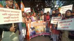 BJP leader dies during an anti-government protest