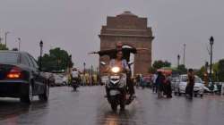 Light rainfall is predicted over Delhi during the day and the subsequent two days. 