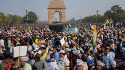 Jains on protest against the government decision