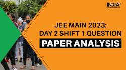 JEE Main 2023, JEE Main 2023 day 2, JEE Main 2023 day 2 shift 1, JEE Main 2023 day 2 question paper,