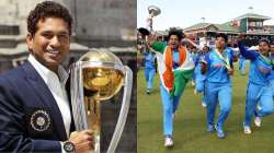 Sachin Tendulkar and U-19 Indian team