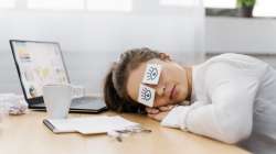 Representative image of a woman resting