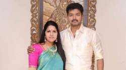 Thalapathy Vijay and his wife Sangeetha