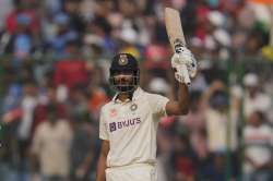 Axar Patel celebrates his half-century