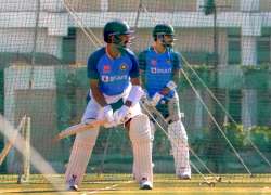 Team India during practice session