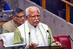 Haryana CM Manohar Lal Khattar