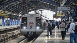 Commuters wait to board a train at a Metro services in New Delhi (Representational image)