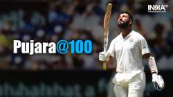 Cheteshwar Pujara makes his 100th match appearance in Test cricket.