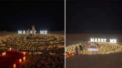 Romantic beach proposal goes wrong 