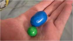 Man claims to have found world's biggest M&M