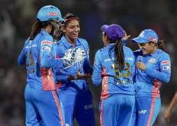 Mumbai Indians women celebrate