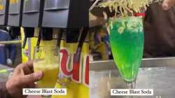 Bizarre cheese blast soda