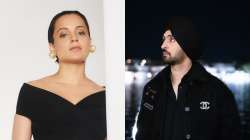 Kangana Ranaut and Diljit Dosanjh