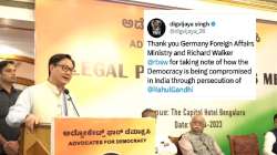 Kiren Rijiju targets Rahul Gandhi over Digvijaya Singh's latest tweet