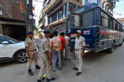 Police personnel deployed in Biharshariff.