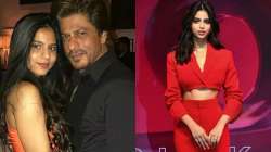 Shah Rukh Khan and Suhana Khan 